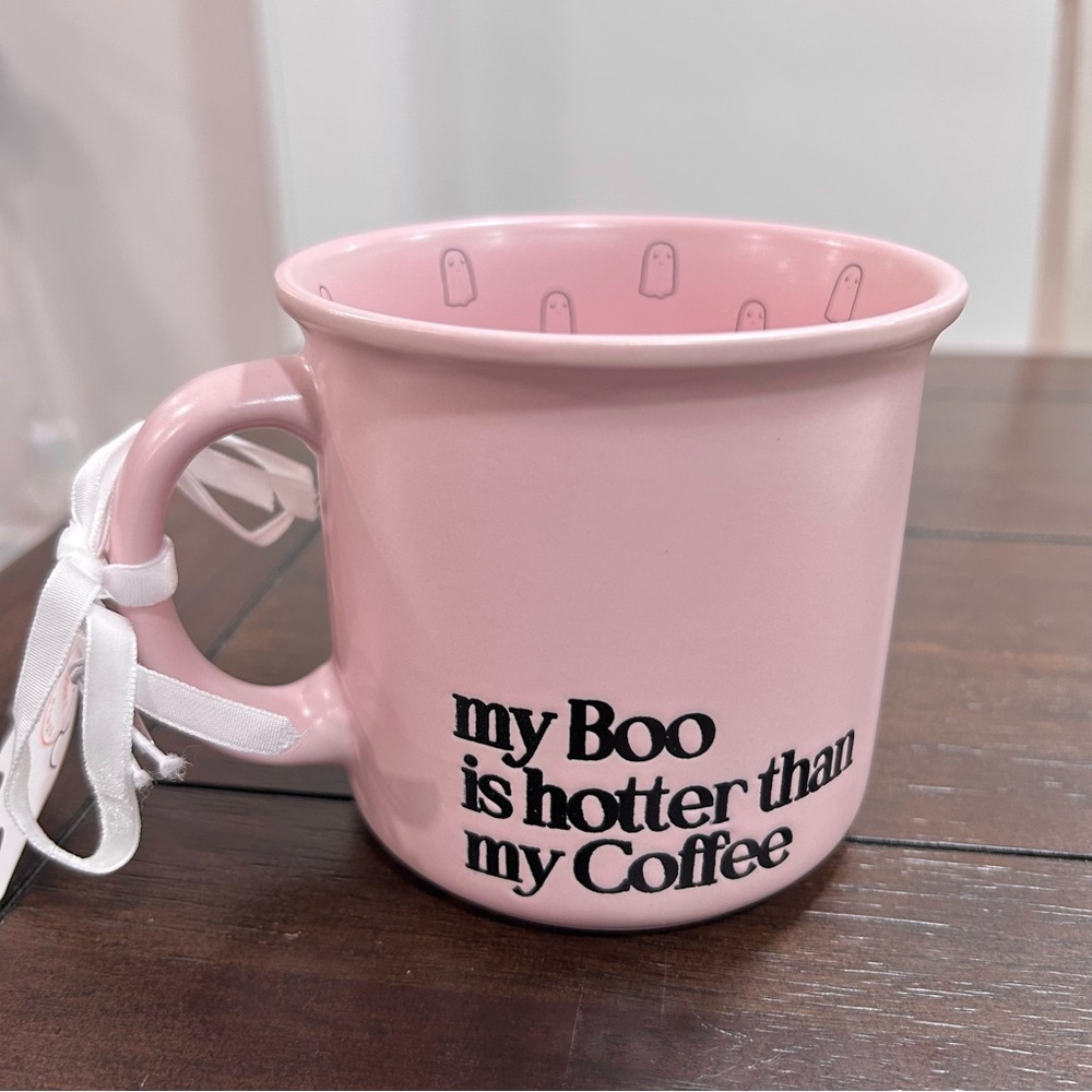 Halloween Ghost Pink Coffee Mug